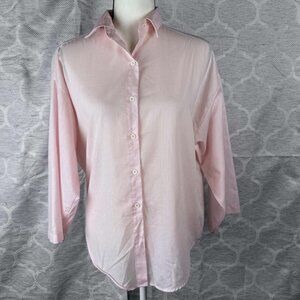Chic by H.I.S. Light Pink Button Down Shirt - Size L